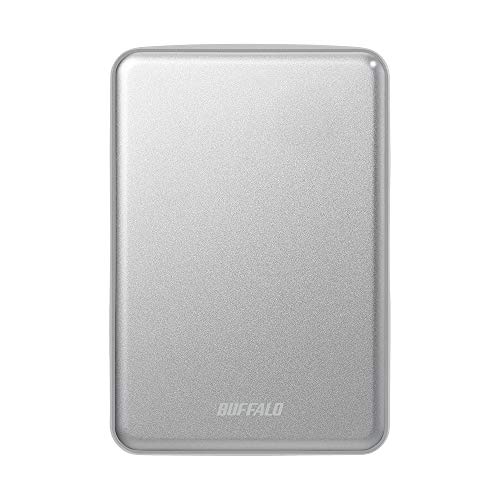 BUFFALO USB3.1(Gen.1)相応う 軽銀原材料\u0026薄型携帯型HDD 2結核症 しろがね色 固定ディスク-PUS2.0U3-SVD 内蔵CDドライブ-内蔵光学式ドライブ-PCパーツ
