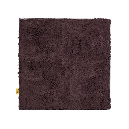 オカ(OKA) 乾度良好Dナチュレ バスマット 約70cm×70cm ブラウン ( 吸水 速乾 かんどりょうこう 洗える 大判 足拭きマット 風