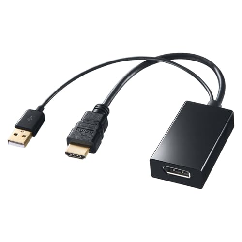 サンワサプライ(Sanwa Supply) HDMI-DisplayPort変換アダプタ AD-DPFHD01 4,501円