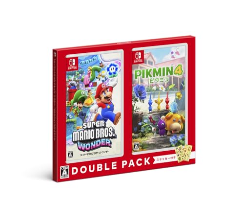 『スーパーマリオブラザーズ ワンダー・ピクミン４』ダブルパック -Switch