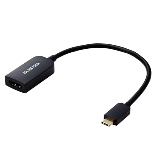 エレコム usb c 変換アダプタ 0.15m Type-C to HDMI 4K(3840×2160px)/60Hz マルチディスプレイ ミラ