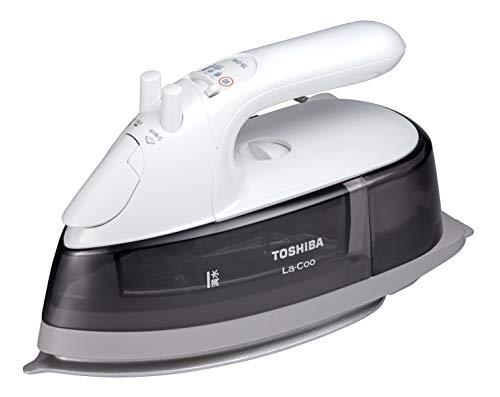 東芝(TOSHIBA) アイロン スチーム コード付き コードリール TA-EV6-H 温度調節 3段階 カセット式 タンク シルバーセラミック