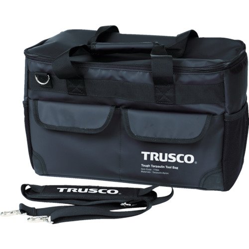 TRUSCO(トラスコ) TOUGH ターポリンツールバッグ 黒色 TTBABK｜Ciel de neige