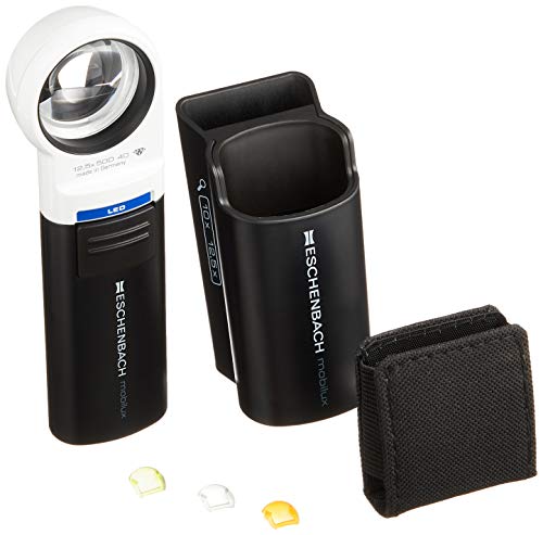 エッシェンバッハ mobiluxLED+mobase LEDワイドライトルーペ\u0026専用照明ランプ 35粍Φ(12.5倍) 1511-12M