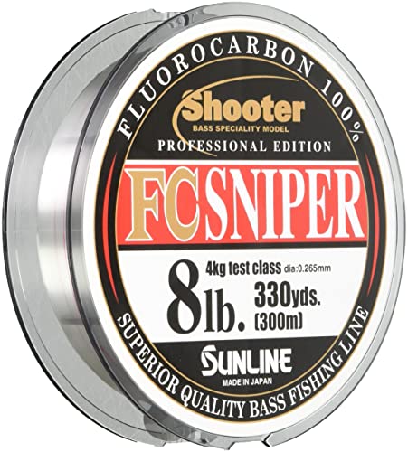 サンライン(SUNLINE) フロロカーボンライン シューター スナイパー 300m 7lb ナチュラルクリア