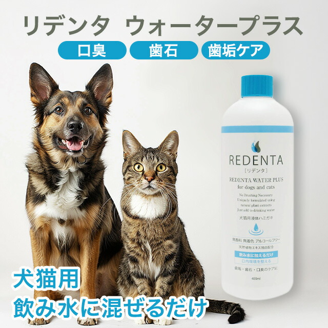 楽天市場】犬猫用口臭ケア用液体ハミガキ リデンタウォータープラス