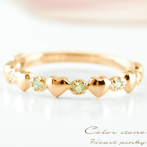 楽天市場】k10 アメジスト ハートリング 指輪 ゴールド レディース