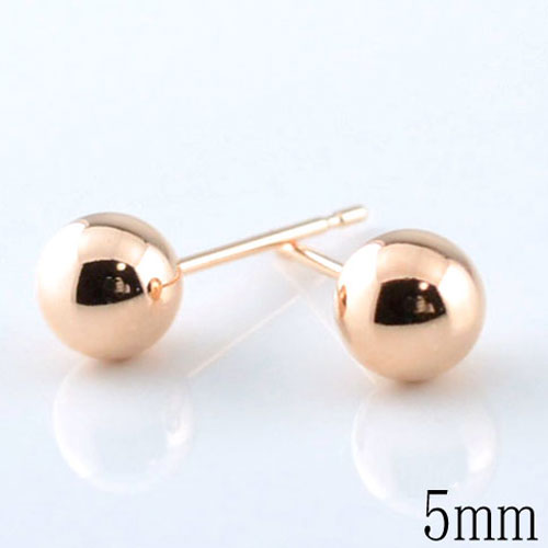 楽天市場】18金 ピアス スタッドピアス 丸玉ピアス 地金 ボール