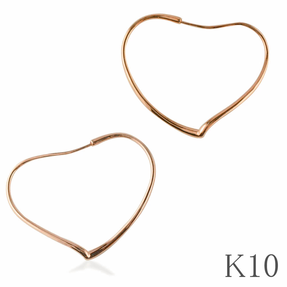 楽天市場】【10％OFFクーポン配布中】 10金 ピアス k10 ハート