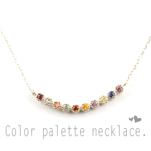 【ポイント10倍】 ネックレス アミュレット レディース ペンダント プラチナ pendant Vライン 華奢 ミルウチ 誕生石 天然石 シンプル 記念 誕生日 ライン アンティーク スキンジュエリー 母の日 誕生日