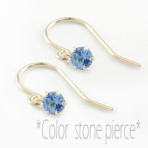 【ポイント10倍】 ピアス タンザナイト フックピアス プラチナ レディース 大粒 4mm 12月誕生石 揺れる 地金ピアス シンプル 誕生石 プラチナ900 一粒 ジュエル 天然石 納期1週間 母の日 誕生日
