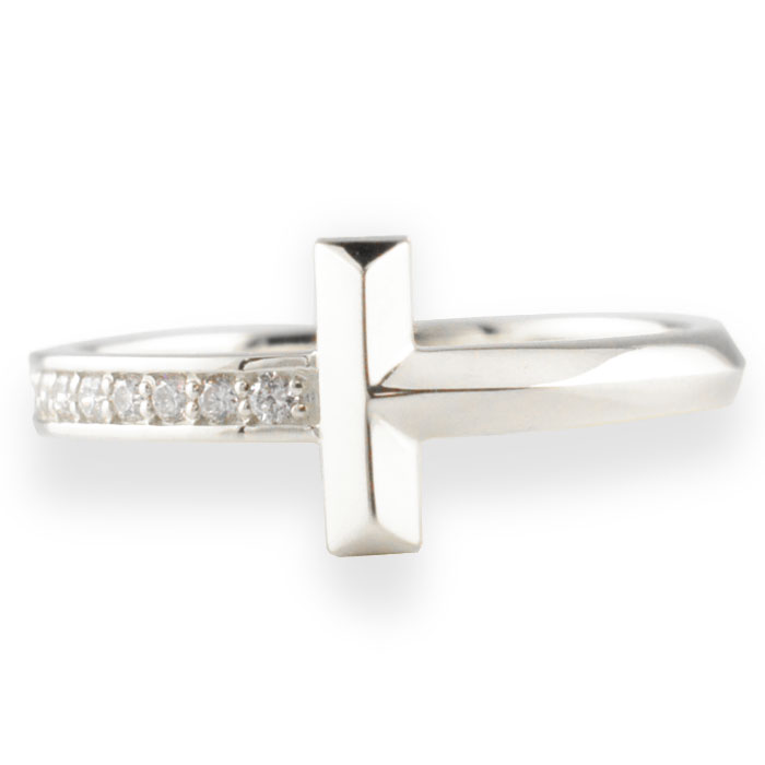k18 リング ダイヤモンド 指輪 18金 ダイヤ ゴールド 地金 レディース 華奢 デザインリング ホワイトゴールド ゆびわ 18k ギフト ジュエリー 母の日 誕生日