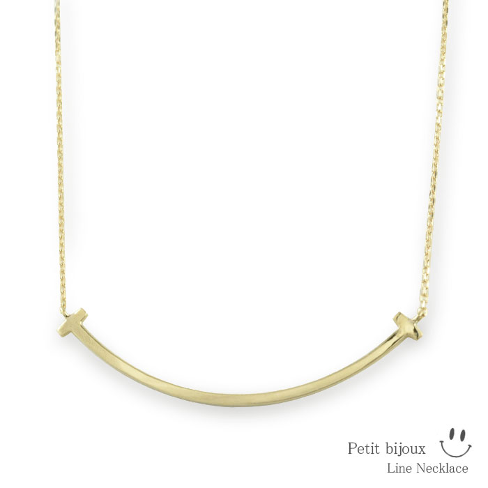 【10%OFFクーポン配布中】 k10 ネックレス ラインネックレス バーネックレス レディース ペンダント イエローゴールドk10 10k 10金 pendan ライン 華奢 バー 地金 シンプル 記念 誕生日 スキンジュエリー スマイル 母の日 誕生日
