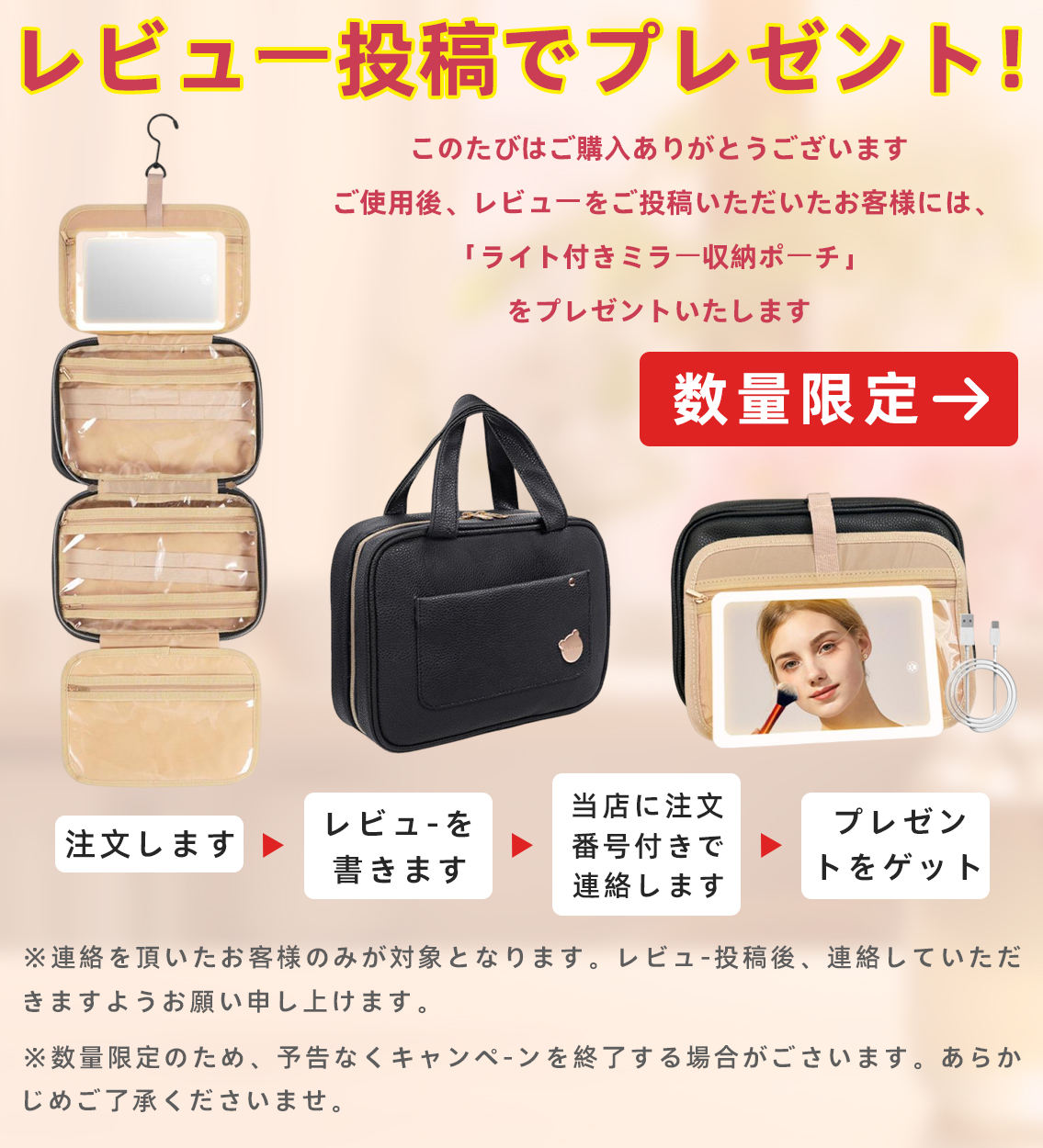 FENCHILIN 日焼け止めテスト用UVカメラ付きミラー コンパクトミラー