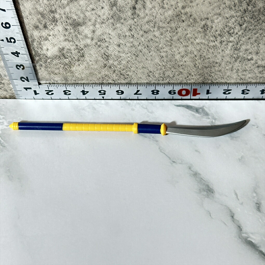 【中古】 【まもって守護月天】 【シマシマの神剣】 フィギュア用 武器パーツ 全長約11.5cm 中古品 アニメ 漫画 90年代 桜野みねね 付属品画像