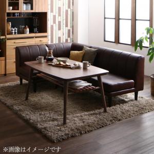 【上品家具】 こたつもソファも高さ調節できる 棚付きリビングダイニングセット 3人 4点セット(テーブル+2Pソファ1脚+1Pソファ1脚+コーナーソファ1脚) W105|TSUDOI 店