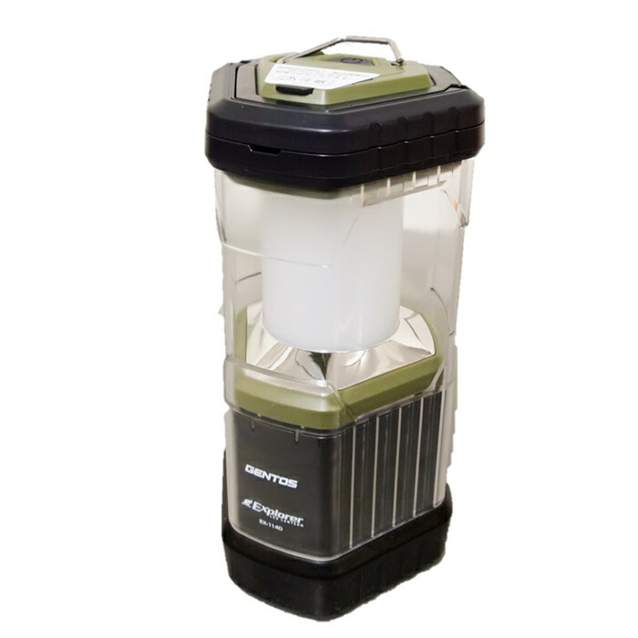 ジェントス LEDランタン 1100lm 電池式 簡易防水 GENTOS EX-114D