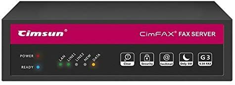 これからファクシミリ買うなら紙を使わないCimFAX！CimFAX H5 高速道路単線版 FAXサーヴァー 8GB記憶装置 素早さ33.6kpbs 会社組織用 PDFとして自動小銃保護すること 電子メイル移らす 咄嗟任ずる 複数形一斉に変速機