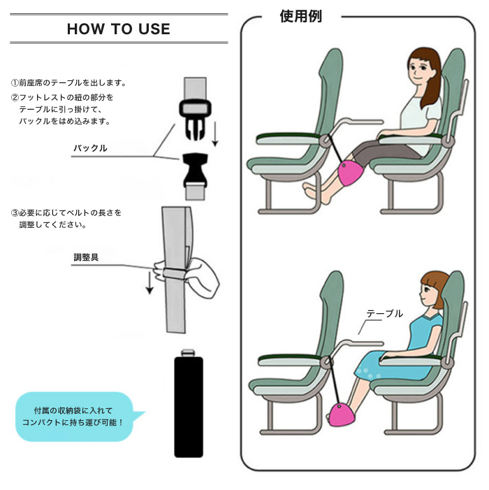 飛行機 車 エコノミー症候群 足乗せ フットレスト 足置き 新幹線 移動 足掛け バス 機内持ち込み可 折りたたみ 足かけ 快適 Footrest