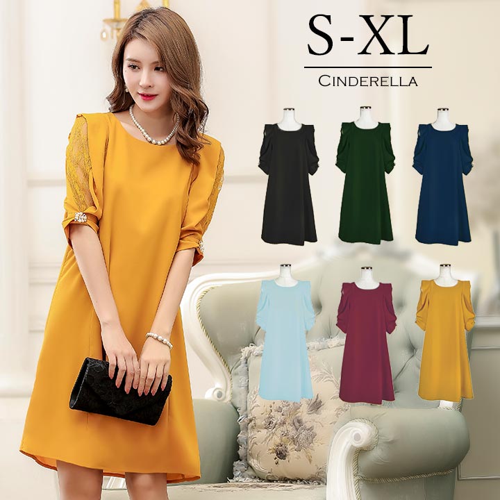 二次会 膝丈 ドレス パーティードレス 演奏会 ミニドレス 結婚式 同窓会 呼ばれ 演奏会 ネイビー ミニドレス ワンピース フォーマル 披露宴 発表会 謝恩会 卒業式 入学式 Party Dress S M L Xl 6色 クーポン利用で6987円 結婚式 ドレス 二次会 ワンピース ミニドレス