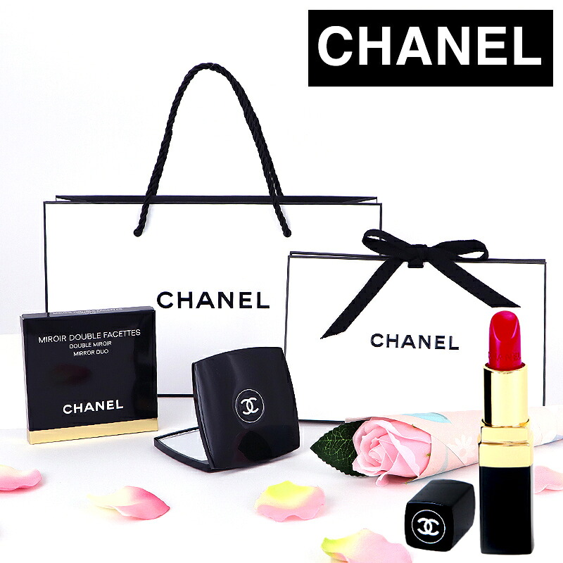【 14時〆 土日も出荷】 CHANEL(シャネル) ミロワール ドゥーブル ファセット＆ルージュ ココ 120 ガブリエル (旧 444ガブリエル）　ギフトセット｜Cinderella Beaute