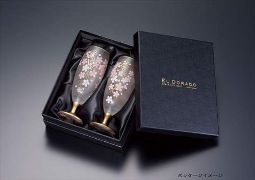 取寄品 EL DORADO FLUTEペアセット シネマコレクション 雑貨 石塚硝子