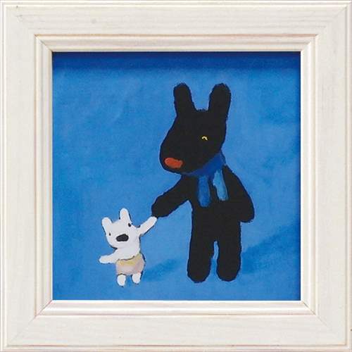 取寄品 リサとガスパール フレンチアート ミニアートフレーム ことば インテリア 絵本キャラクターグッズ 通販 シネマコレクション 最新