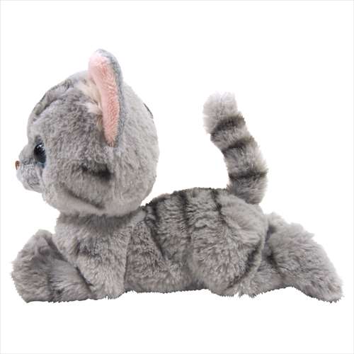 gray cat stuffed animal