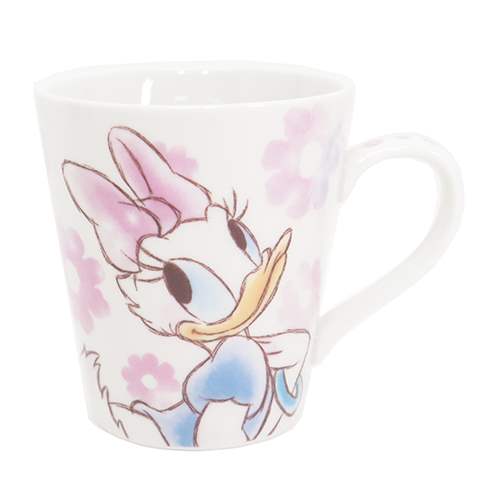 楽天市場 デイジーダック マグカップ ファジー柄マグカップ ディズニー スケーター 陶器製マグ ギフト食器 キャラクターグッズ シネマコレクション キャラクターのシネマコレクション