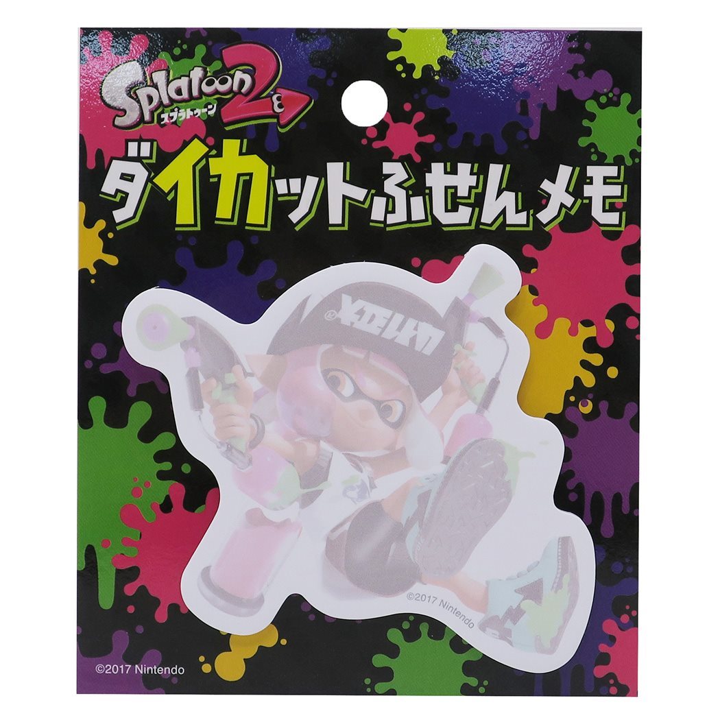 楽天市場 スプラトゥーン2 付箋 ダイカットふせんメモ ガール Nintendo エンスカイ 事務用品 かわいい キャラクター グッズ 通販 メール便可 シネマコレクション キャラクターのシネマコレクション