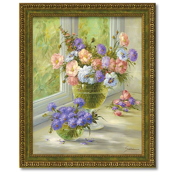 【ポイント10倍 & クーポン！】シューンハマー フラワー アート Art Frames サンデーモーニング 花 ギフト 額付きポスター インテリア グッズ 通販 取寄品 シネマコレクション