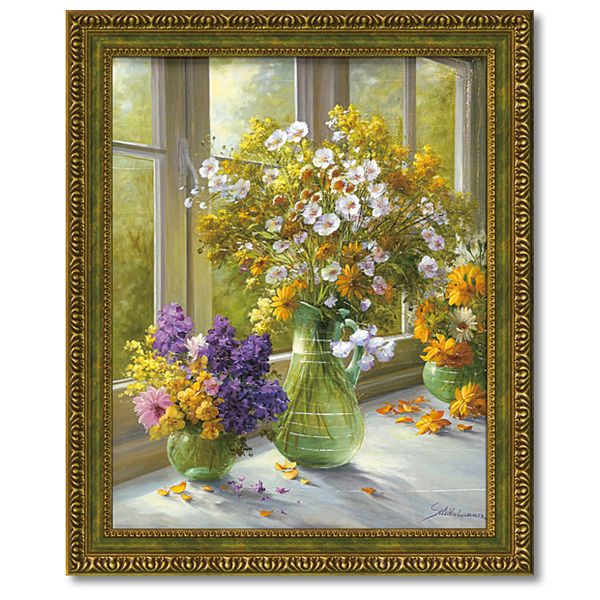 【ポイント10倍 & クーポン！】シューンハマー フラワー アート Art Frames サニーアフタヌーン 花 ギフト 額付きポスター インテリア グッズ 通販 取寄品 シネマコレクション