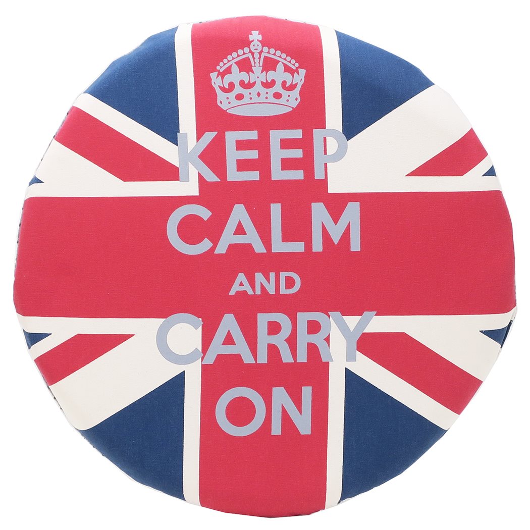 Uk Flag Cushion Round Seat Cushion Union Jack Uk National Flag 40403cm Interior Miscellaneous Goods Stylish Goods Mail Order Cinema Collection