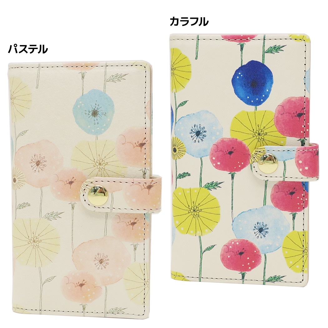 楽天市場 Naosudou スマホ本革マルチケース スマートフォン汎用手帳型カバー Flowers ディバージョン 牛革製 おしゃれ ギフト 雑貨 グッズ シネマコレクション キャラクターのシネマコレクション