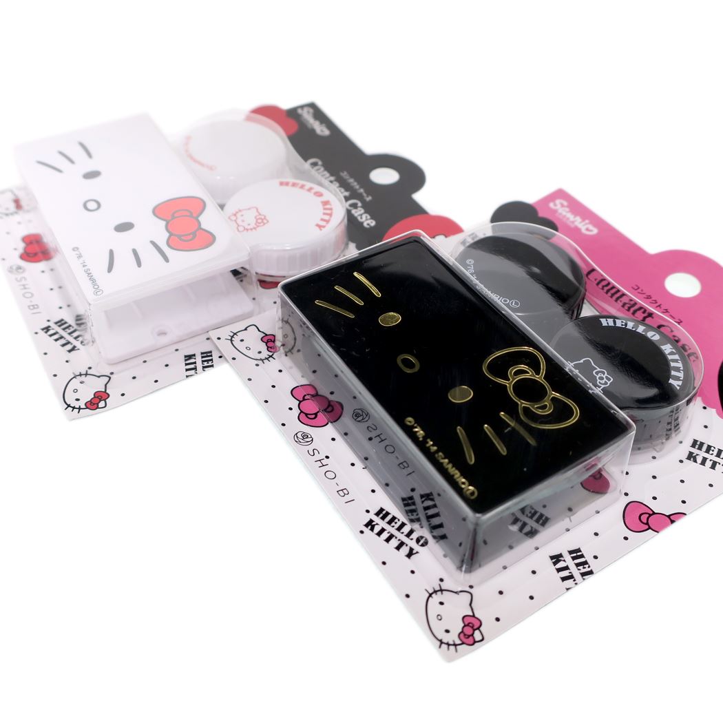 【日本直郵】Sho-Bi 妝美堂 Hello Kitty系列 限量美瞳隱形眼鏡收納盒 1個