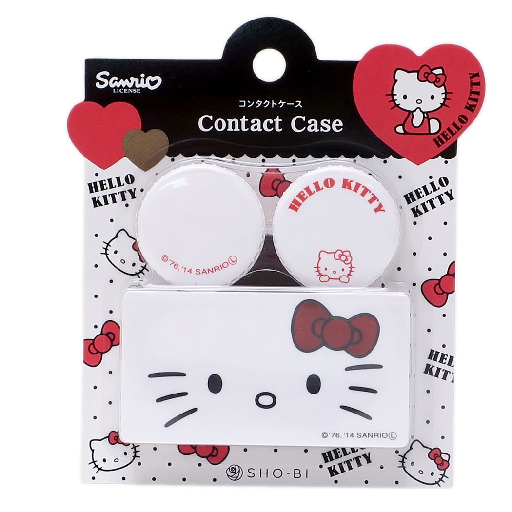 【日本直郵】Sho-Bi 妝美堂 Hello Kitty系列 限量美瞳隱形眼鏡收納盒 1個