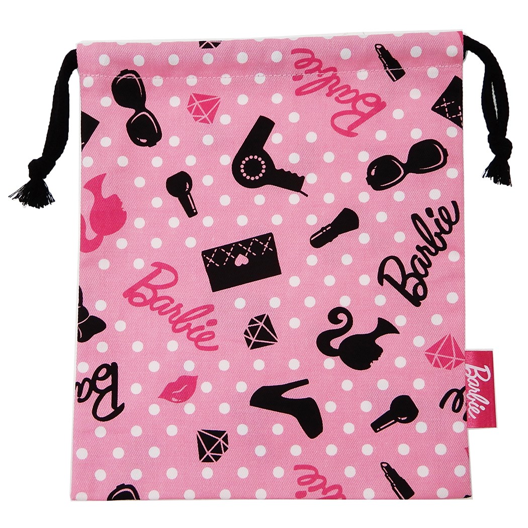 barbie drawstring bag