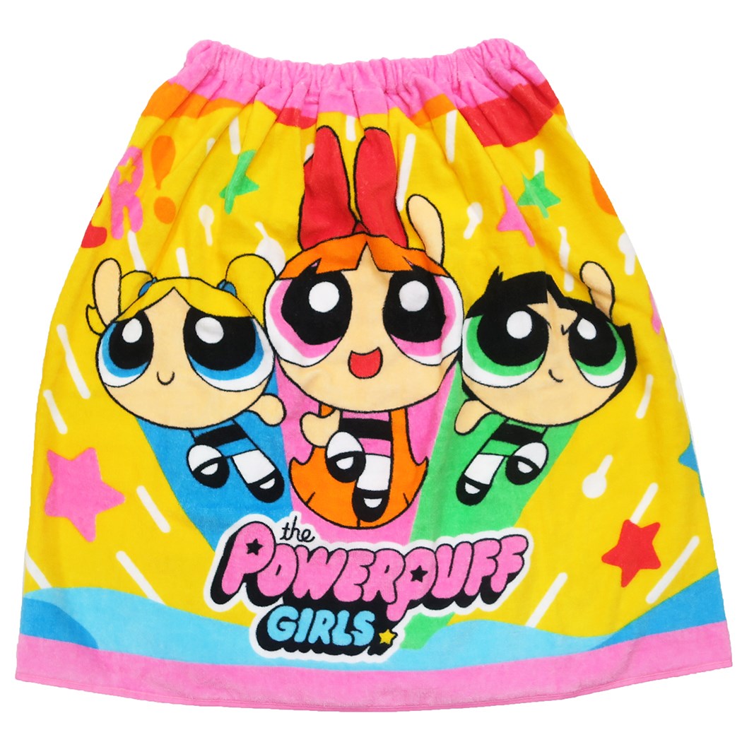 楽天市場 ラップタオル 60cm 丈 巻き巻き タオル パワーパフガールズ パワーガール 夏物 レジャー 用品 海 プール 着替えタオル キャラクターグッズ シネマコレクション キャラクターのシネマコレクション