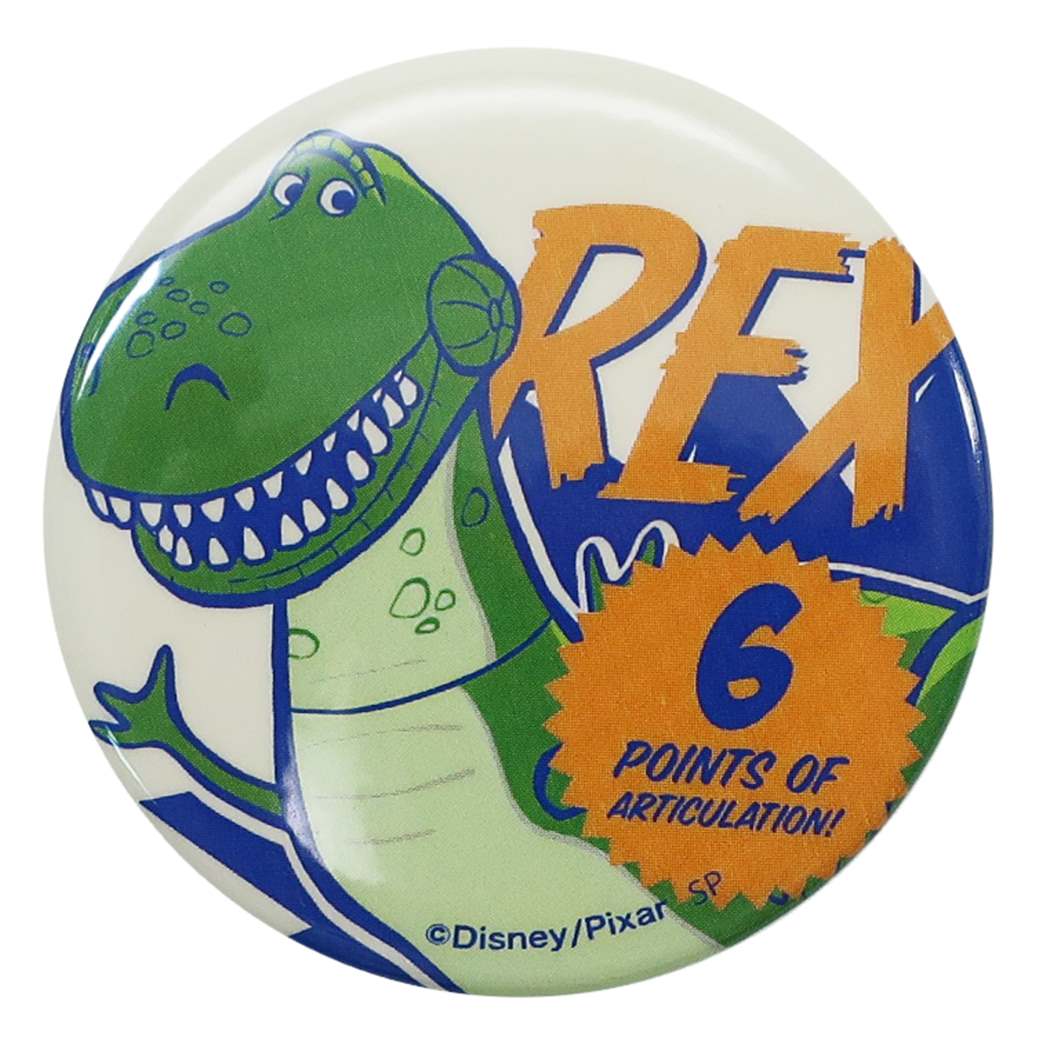 Cinemacollection Toy Story Four Cans Badge Rex Disney Small