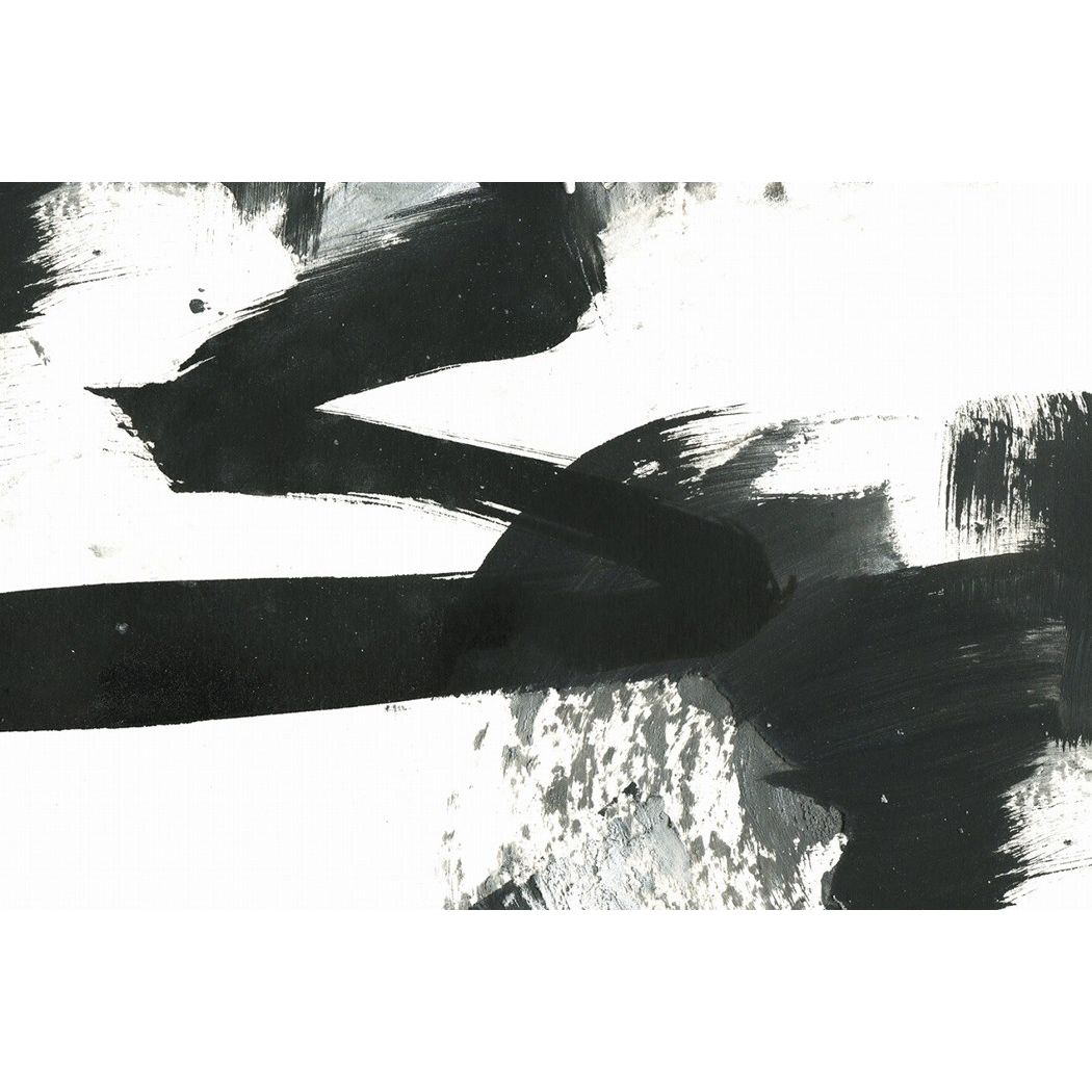 【最大1000円OFFクーポン！】Art Panel モダン アート アートパネル Black and White paint stroke texture フレームレス ギフト 装飾インテリア 取寄品｜キャラクターのシネマコレクション