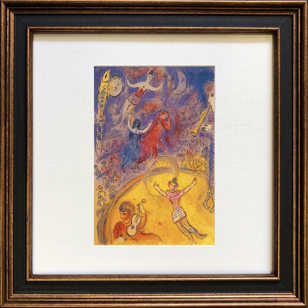 楽天市場 マルク シャガール 名画 Chagall サーカス 美工社 額装品 ギフト 装飾インテリア通販 取寄品 シネマコレクション キャラクターのシネマコレクション