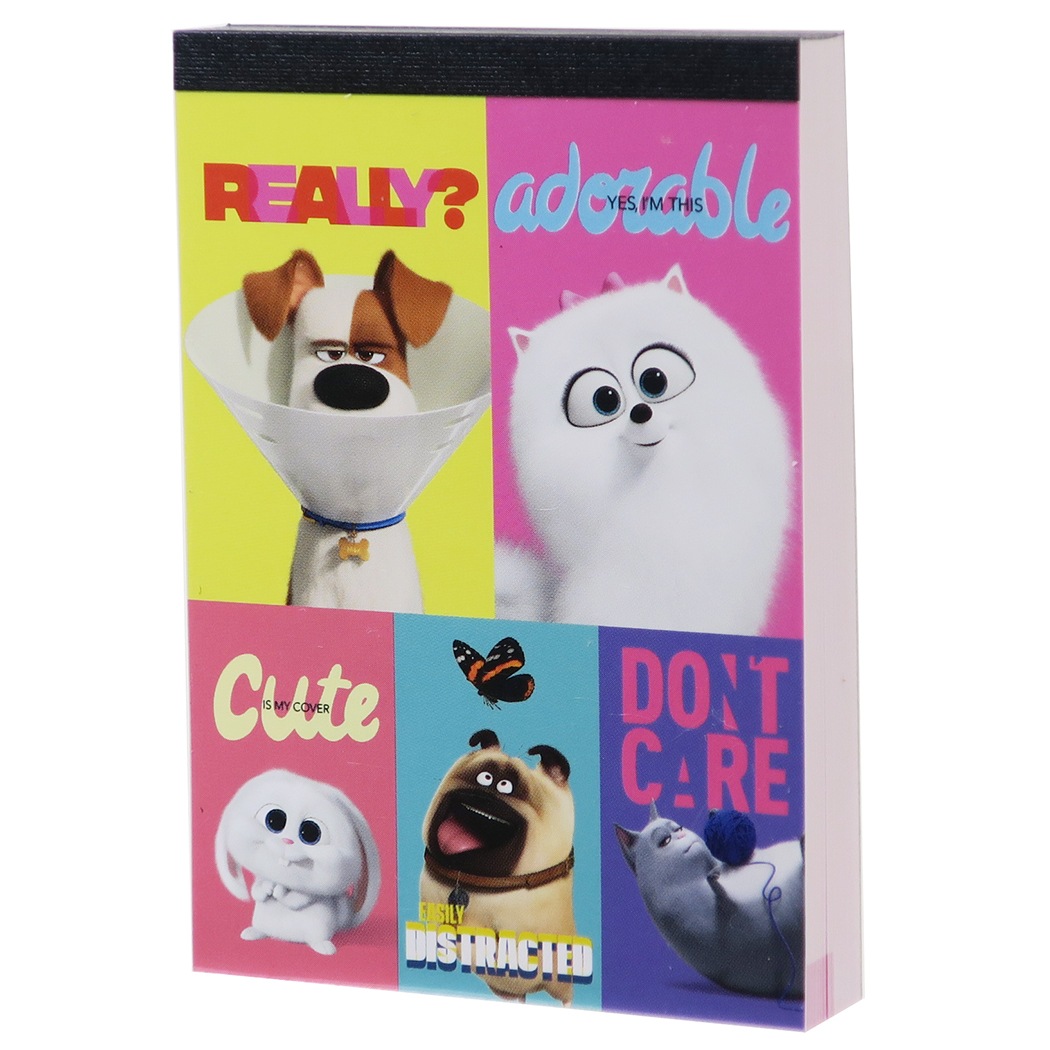 楽天市場 Pets2 ペット2 メモ帳 ミニ ミニメモ Aブロックユニバーサル映画 サンスター文具 新学期 準備 雑貨 かわいい キャラクターグッズ メール便可 シネマコレクション キャラクターのシネマコレクション
