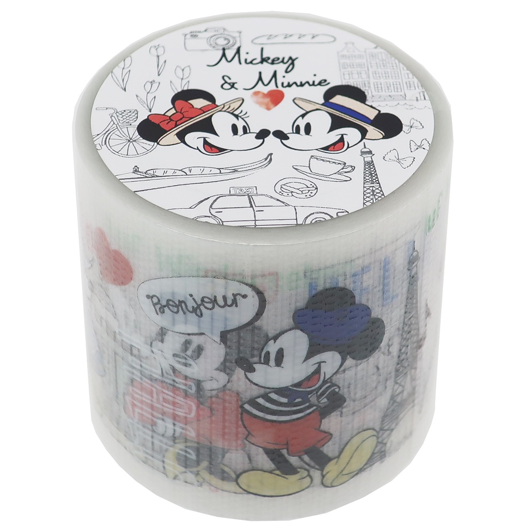 楽天市場 ミッキー ミニー 45mm デザイン 養生テープ Yojo Tape ディズニー デルフィーノ ビッグマステ 幅広梱包テープ キャラクターグッズ シネマコレクション キャラクターのシネマコレクション