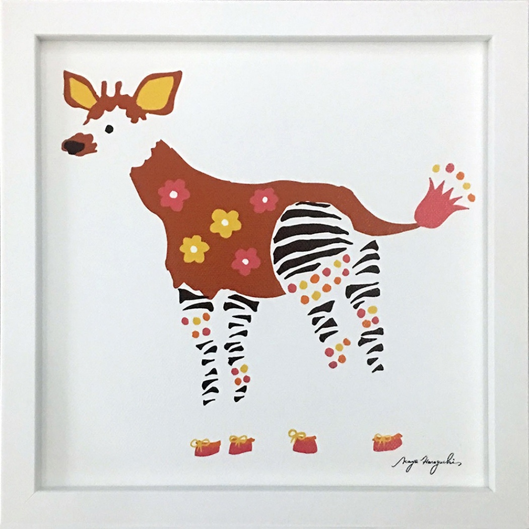 楽天市場 ホラグチ カヨ 動物 Kayo Horaguchi Okapi 美工社 Zkh ギフト 額付きインテリア通販 取寄品 シネマコレクション キャラクターのシネマコレクション