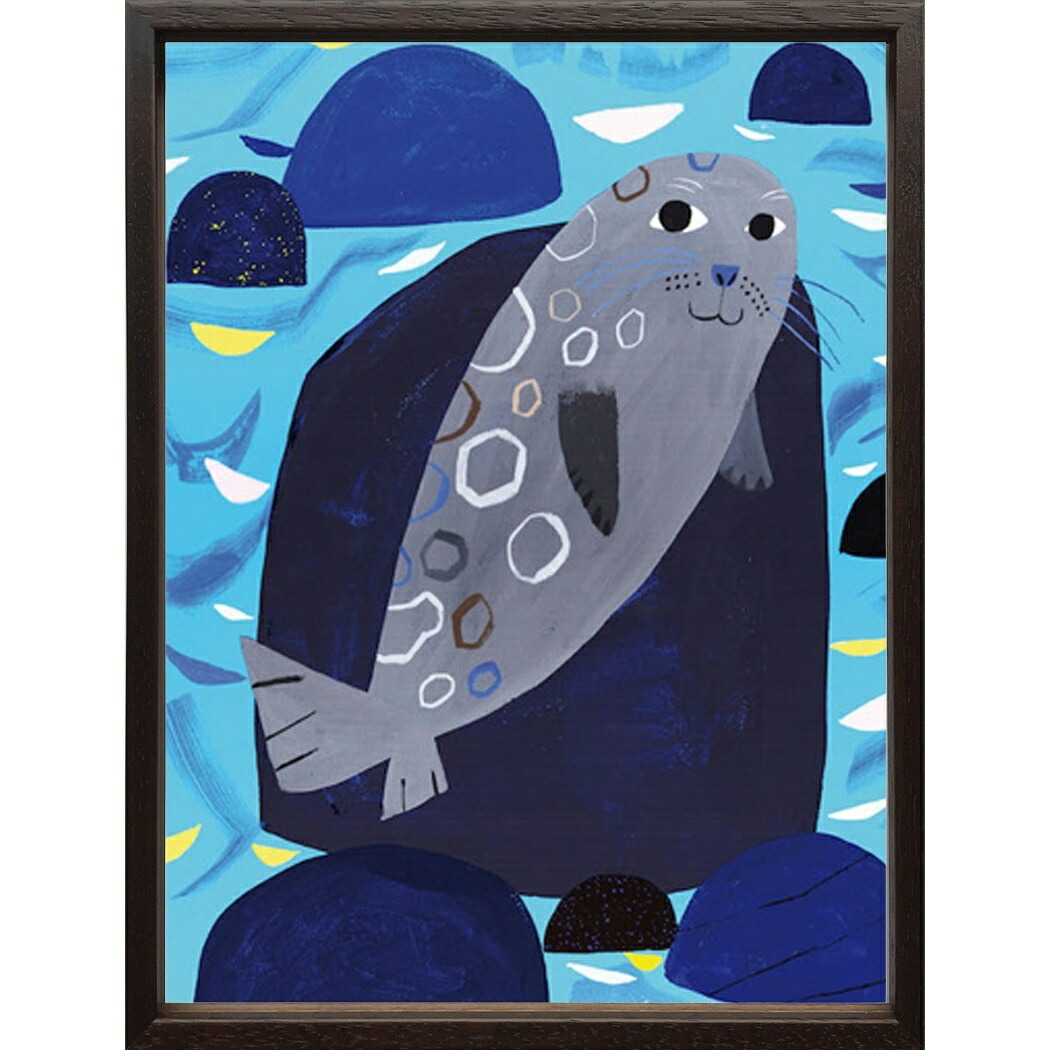 おしゃれ マッティ ピックヤムサ アートフレーム ワモンアザラシ Zmp 美工社 北欧 ギフト 額付きインテリア通販 取寄品 シネマコレクション 新品 Aqsasport Org
