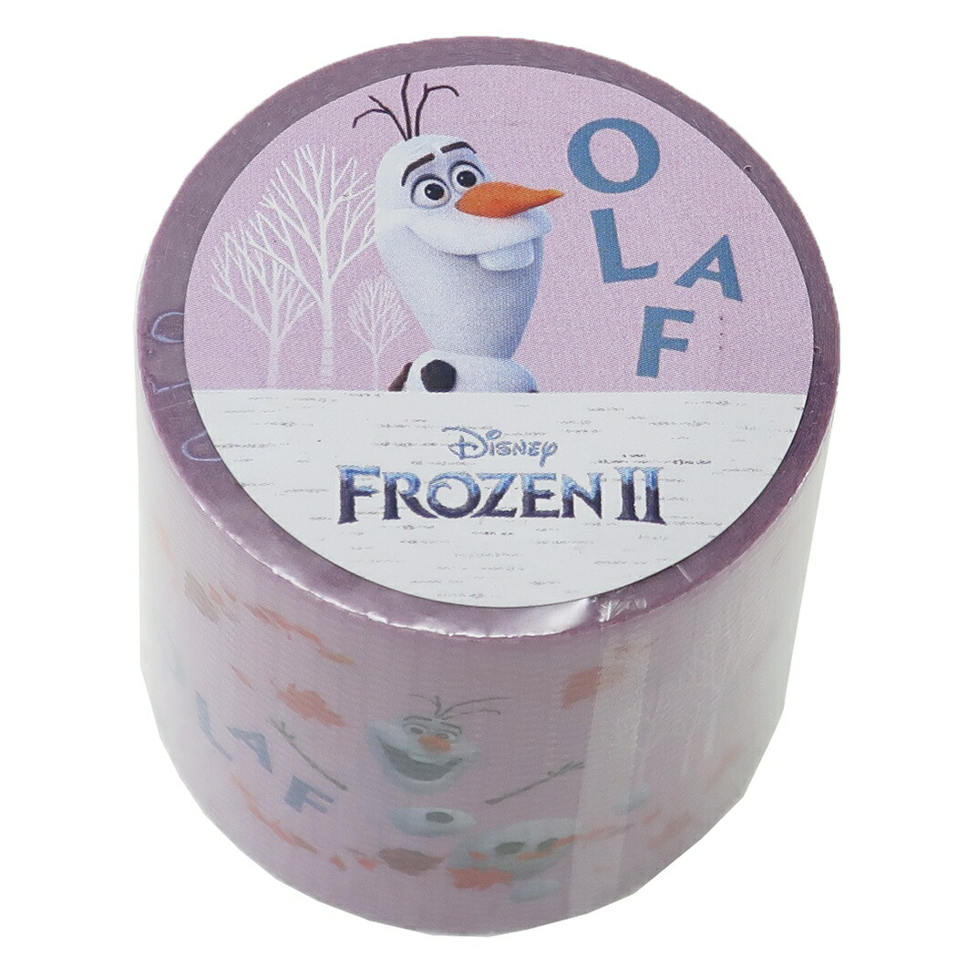 楽天市場 アナと雪の女王 2 45mm デザイン 養生テープ Yojoテープ オラフ ディズニー Disney デルフィーノ ビッグマステ 幅広梱包テープ キャラクターグッズ シネマコレクション キャラクターのシネマコレクション