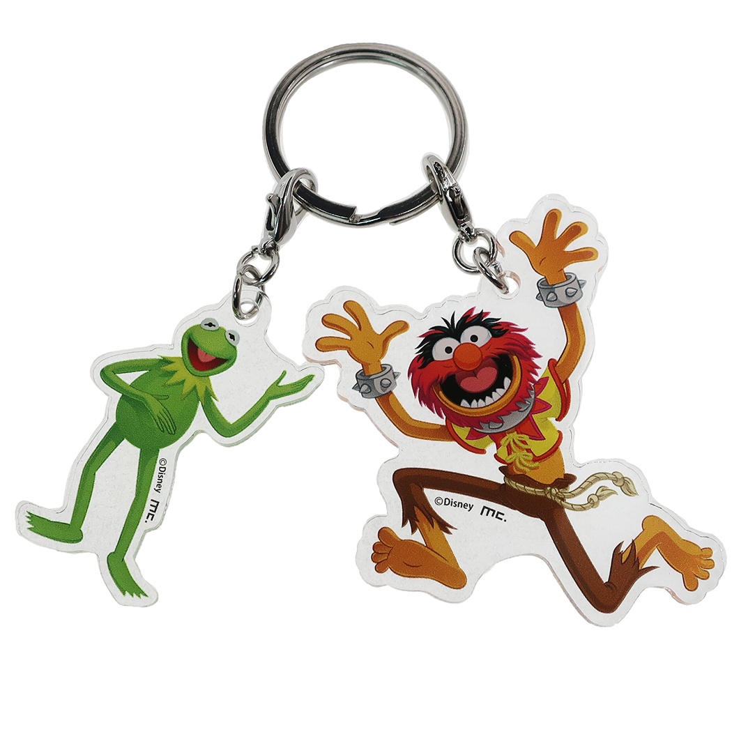 楽天市場 カーミット キーホルダー 2連アクリル キーホルダー Kermit Animal マペッツ マリモクラフト バッグチャーム キーリング キャラクターグッズ メール便可 シネマコレクション キャラクターのシネマコレクション