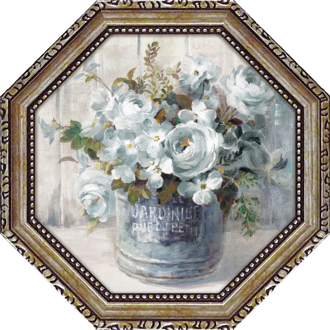 楽天市場 ダンフイ ナイ 静物画 八角 ミニゲル アートフレーム ガーデン ブロッサム ブルー1 Dn 19 5x19 5cm 花 ギフト 額付きポスターインテリア通販 取寄品 シネマコレクション キャラクターのシネマコレクション