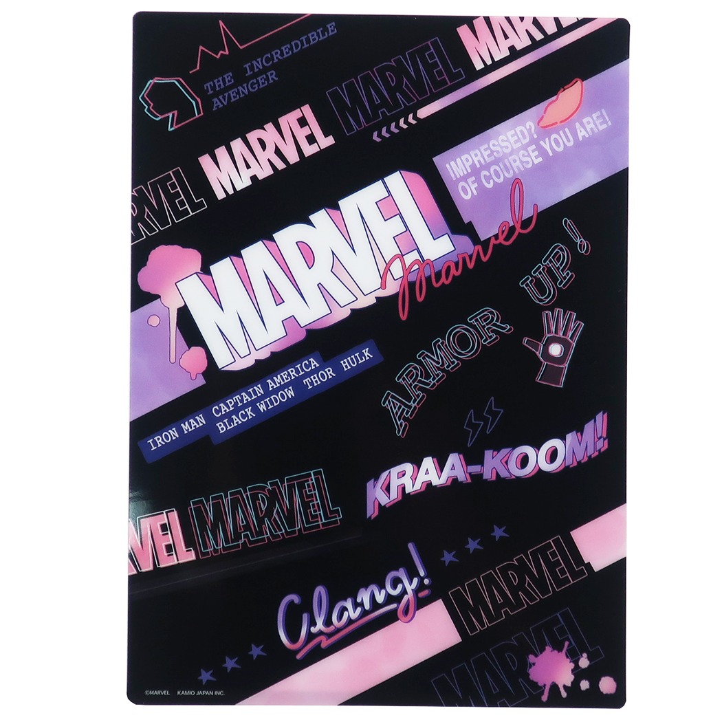 楽天市場 Marvel ダイカット 5ポケット クリアファイル ポケットファイル コミック マーベル サンスター文具 文房具 キャラクター グッズ Marvelcorner キャラクターのシネマコレクション