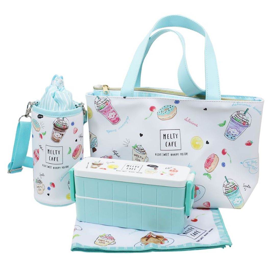 楽天市場 ランチグッズセット 4点ランチセット プレゼント Melty Cafe お弁当箱 ランチバッグ おしゃれ 女の子向け 学生 クラックス グッズ 通販 シネマコレクション キャラクターのシネマコレクション